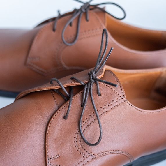 Коричневі класичні туфлі дербі 41 розмір | Зображення 1