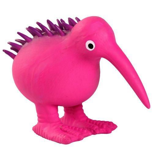 Іграшка Kiwi Walker «Птах ківі» для собак, рожева, 8,5 см | Зображення 1