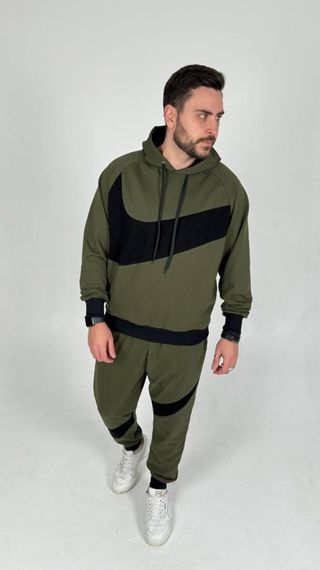 Костюм Nike з худі хакі | Зображення 2
