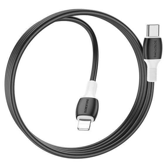 Дата кабель Borofone BX84 Rise Type-C to Lightning 20W (1m) Black | Зображення 2