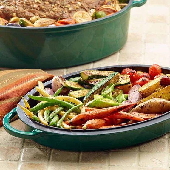 Жарівня (котел) овальна чавун.емаль 5.2л Big Green Egg 117670 Код: 004677 | Зображення 1