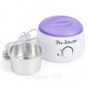 Воскоплав с терморегулятором PRO-WAX 100 для воска в банке, в гранулах, в таблетках 400 мл OG-71