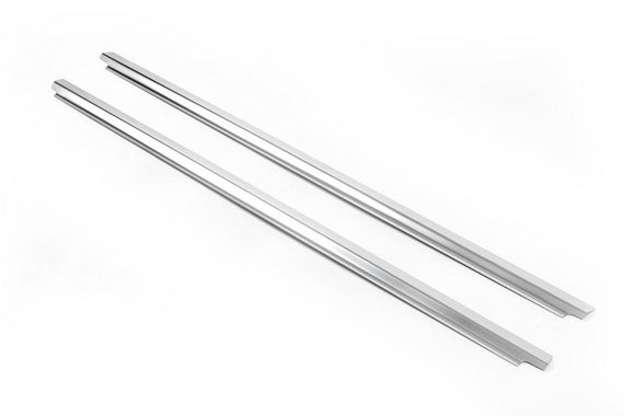 Молдинги стекол (2 шт., нерж) Carmos - Турецька сталь для Mercedes Viano 2004-2015 рр. | Зображення 3