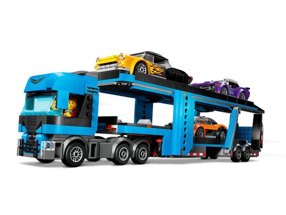 Конструктор LEGO City Грузовик-транспортьор со спортивными авто 60408 | Зображення 3