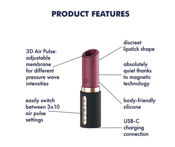 Вакуумный вибратор Satisfyer Pro 2 Kiss Sex Aura | Зображення 2