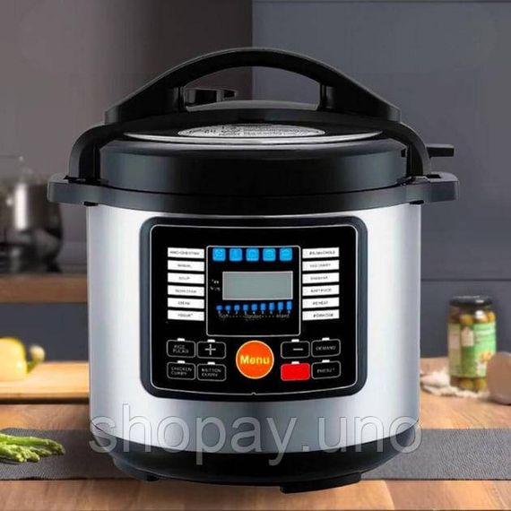 Мультиварка-скороварка Hoffmans HM-719 с дисплеем и 14 программами ∙ Мультиварка Hoffmans 8L 1600W HM-719 | Зображення 4