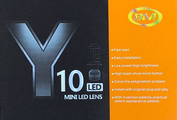 LED Лампа Яскраве біле світло XPRO Mini Y10 H4 (44607-Y10 H4_1086) | Зображення 2
