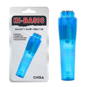 Вибратор для клитора Chisa Hi-Basic Naughty Romp, голубой Sex Aura