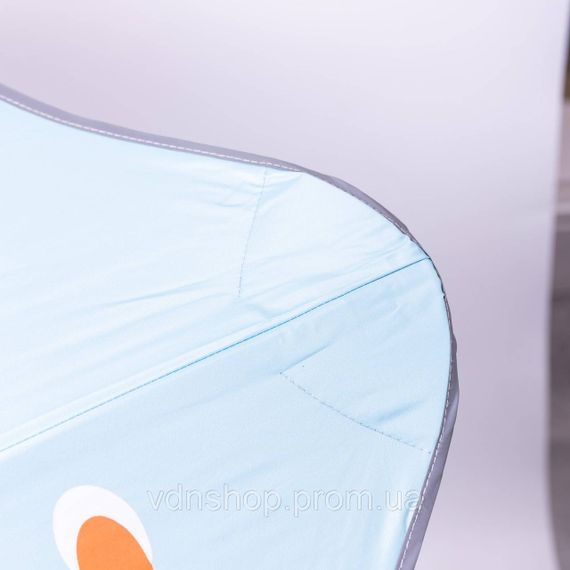 Парасолька дитяча механічна елегантна з принтом міцна надійна з поліестеру діаметр 90 см Блакитний HP-23-13BL | Зображення 7