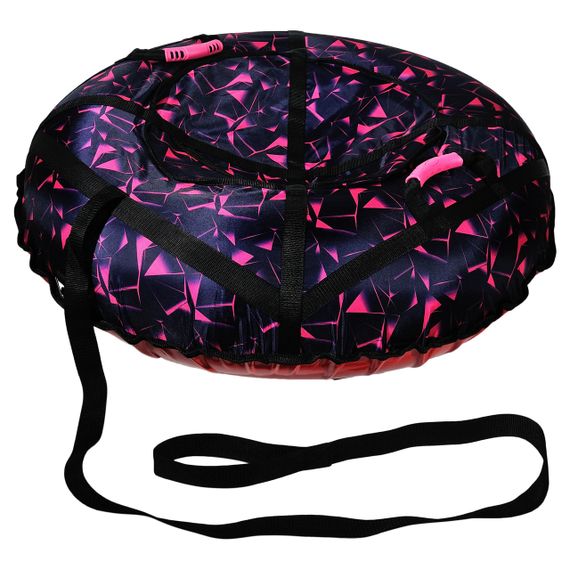 Тюбінг 100 см "Рожевий лід" (Оксфорд) плюшка для снігу | Зображення 2