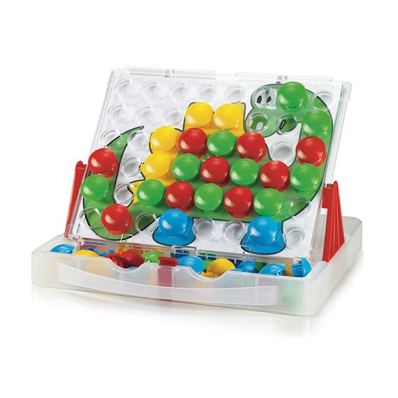 Набір - Для Занять Мозаїкою (Великі Фішки (48 Шт.) + Дошка 27Х21) | Зображення 5