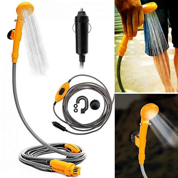 Портативний туристичний душ автомийка SHOWER SET, душ для подорожі, кемпінга, мийка автомобіля | Зображення 1