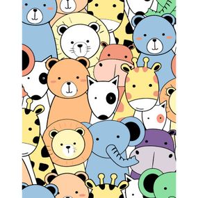 Картина по номерам Rosa Start Funny Animals 35 х 45 см (4823098538493) - Топ Продаж!