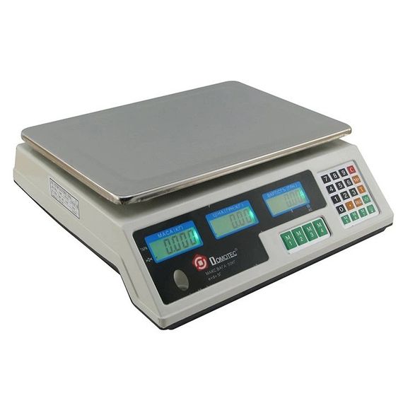 Весы торговые платформа DOMOTEC MS-228 до 50кг аккумулятор KY-89