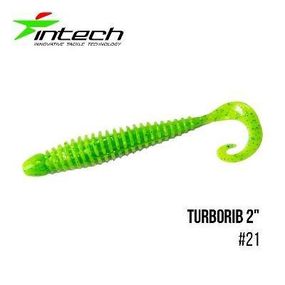 Силиконовая приманка, Съедобный силикон Intech Интеч Turborib 2"12 шт #21