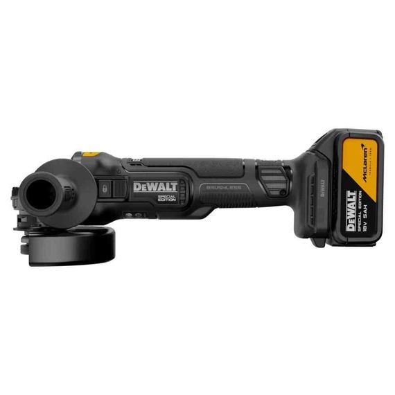 Шліфмашина кутова — болгарка акумуляторна безщіткова McLaren F1 TEAM SPECIAL EDITION DeWALT DCG45MP2T | Зображення 3