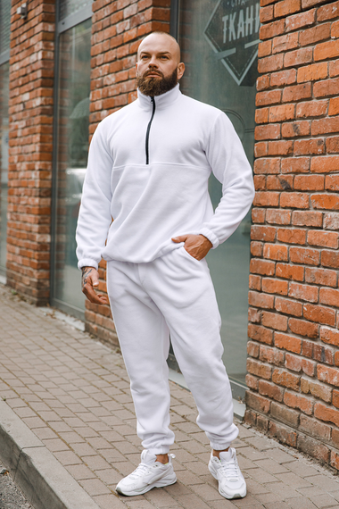 Костюм плюш білий S XXXL | Зображення 3