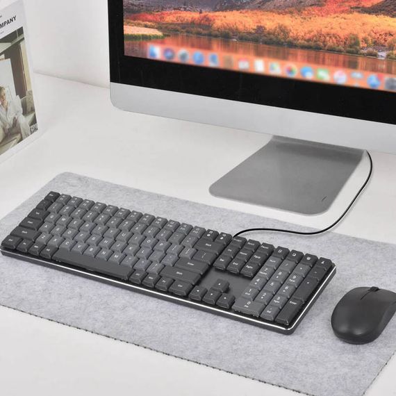 Проводная клавиатура WIWU KB-01 Wired Keyboard for laptop Black | Зображення 2
