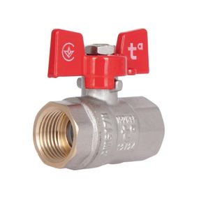 Кран кульовий Thermo Alliance Standart 1/2" ВР для води (метелик) SD602NW15PN40