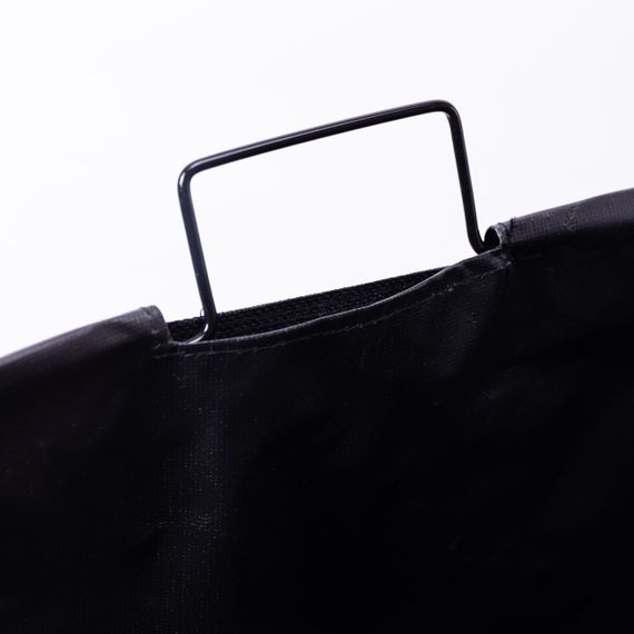 Кошик для білизни на підставці 36×32×52 (см) м'який Чорний HP-41-11B | Зображення 4