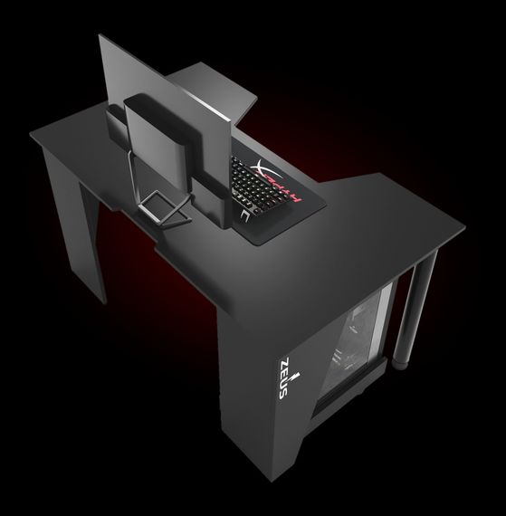 Стол геймерский ZEUS GAMER-2 черный | Зображення 2