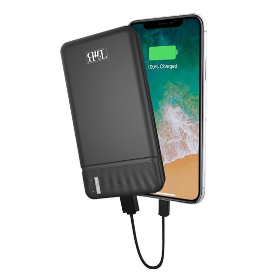 Повербанк Power bank TnB 15453 20000 mAh черный | Зображення 1