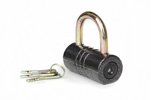 Замок навесной Бочка – (75x36.5x39мм), дисковый (финский) ключ AURORA