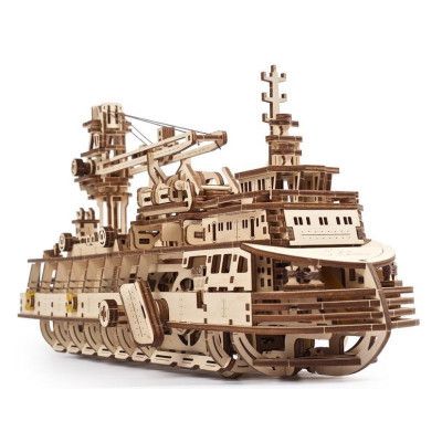 Конструктор Ugears Науково-дослідне судно (70135) | Зображення 9