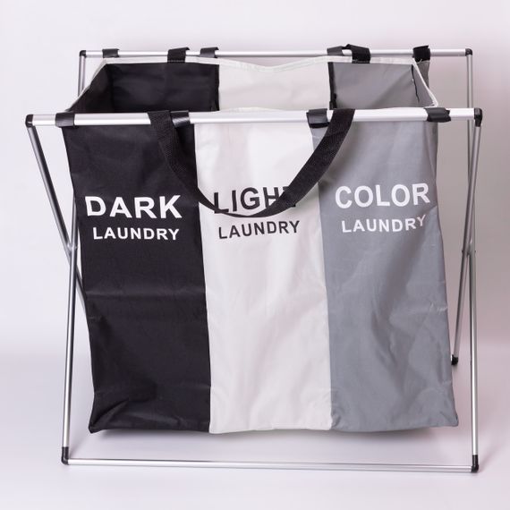 Кошик-органайзер для білизни на каркасі 95 (л) на 3 відділення HP-41-4 | Зображення 1