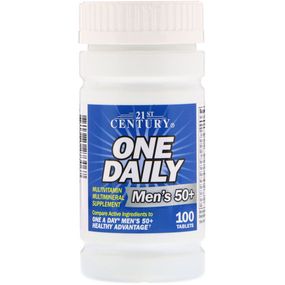 Витаминно-минеральный комплекс 21st Century One Daily Men's 50+, Multivitamin Multimineral 100 Tabs