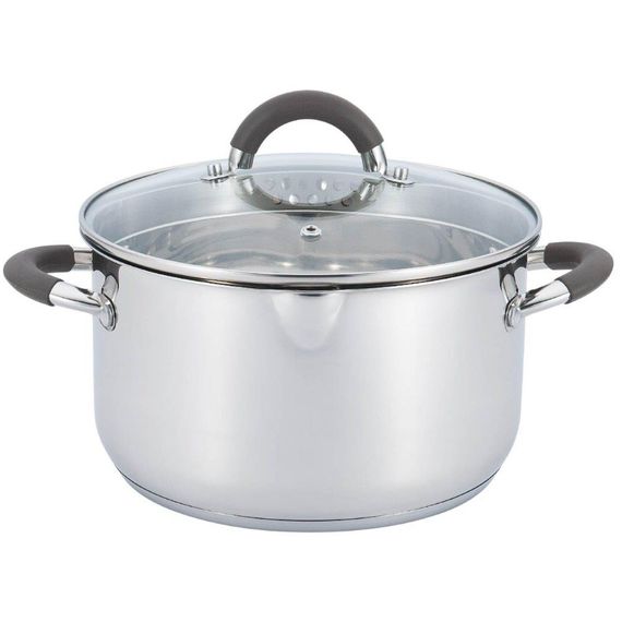 Каструля Gusto Silicon handles 24 см 6,1л (GT-1102-24)