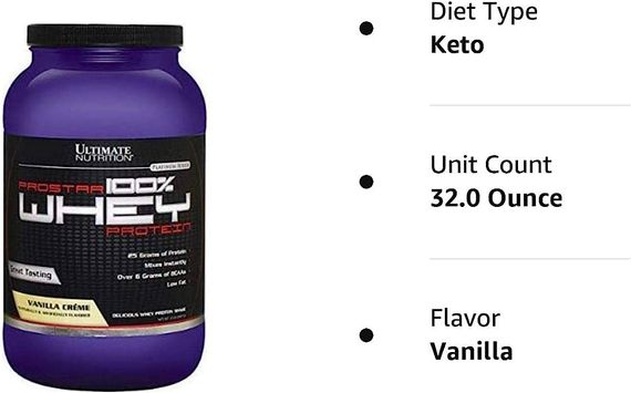 Протеин Ultimate Prostar Whey Protein 908g (Vanilla Cream) | Зображення 1