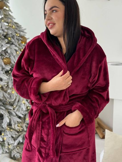 Женский махровый халат батал (2614/3) 3XL | Зображення 1