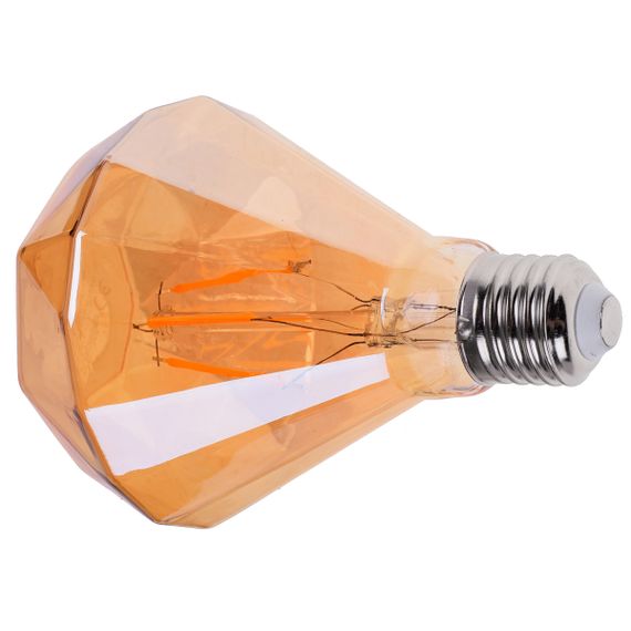 Лампа светодиодная LED 6W E27 COG WW PZ95 Amber 220V | Зображення 4