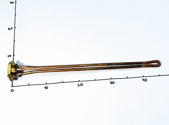 Тен для батареї 2500w з лівою різьбою 1 1/4" Thermowatt (Італія) | Зображення 1