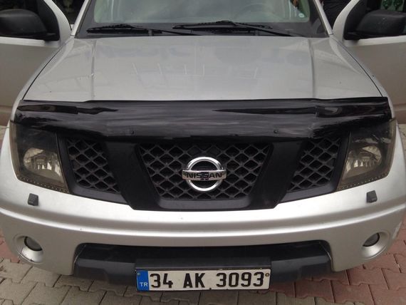 Дефлектор капоту (EuroCap) для Nissan Navara 2006-2015 рр | Зображення 8