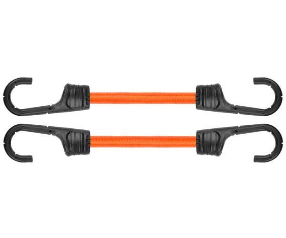 Шнур еластичний гумовий Bradas PVC BUNGEE CORD HOOK 80 см х 2 шт BCH2-08080OR-B