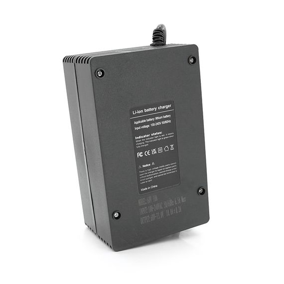 Зарядний пристрій для акумуляторів LiFePo4 60V(73V),20S,10A,750W, індикація, 220х122х86mm, 1.5kg | Зображення 2