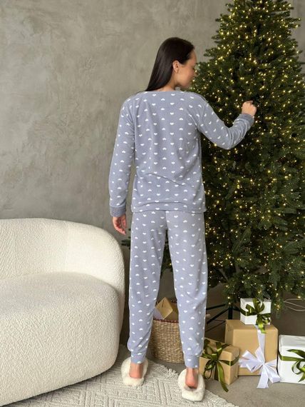 Женская пижама (3316/2) Серый M | Зображення 7