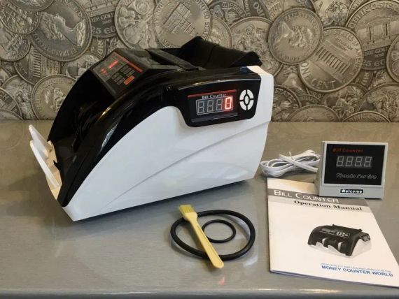 Рахункова машинка для грошей BILL COUNTER 206, машинка для підрахунку та перевірки купюр | Зображення 4