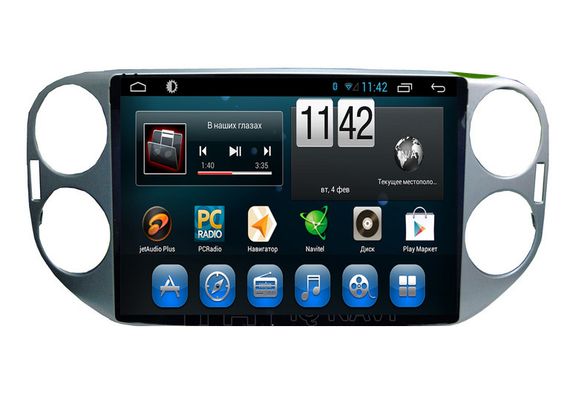 VolksWagen Tiguan 2007+. Kaier KR-1011 Android 4-х ядерный процессор