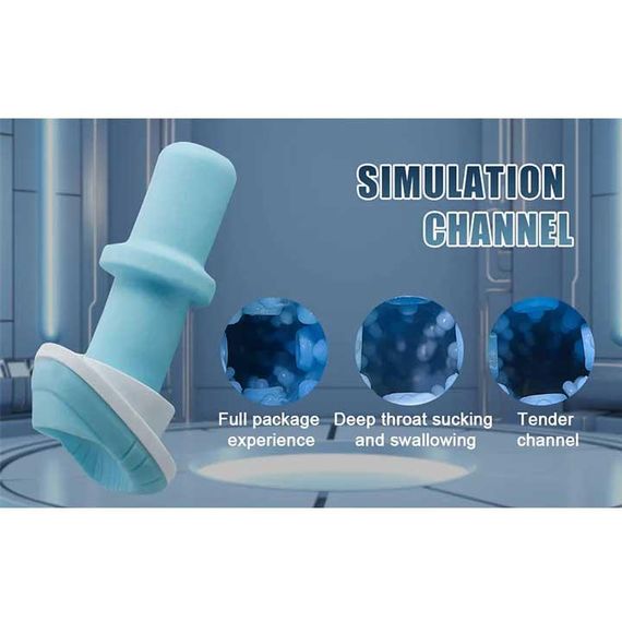 Автоматический мастурбатор Warrior M-100 PRO с поступательными движениями, вибрацией, подогревом и держателем для телефона | Зображення 4