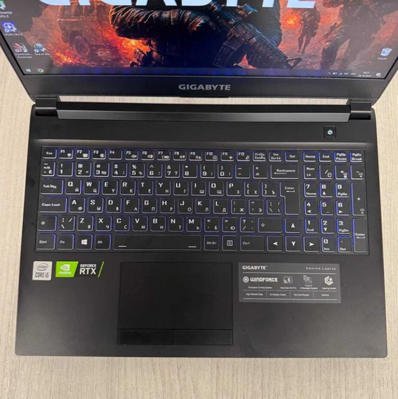 Ноутбук Gigabyte G5 KC 144Hz i5 10500H 16Gb SSD 512GB RTX 3060 Б/В | Зображення 1