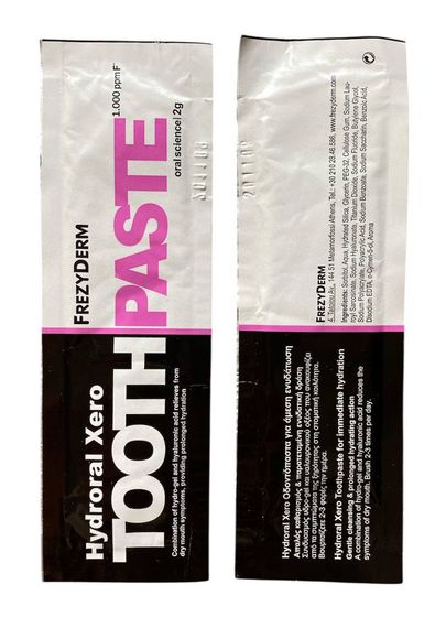 Зубна паста - пробник FREZYDERM TOOTHPASTE HYDRORAL XERO, 2 гр. | Зображення 2