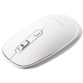 Мишка XTRIKE ME GW-119, бездротова Bluetooth+2.4G, 1600dpi., 4кн., Silent, біла