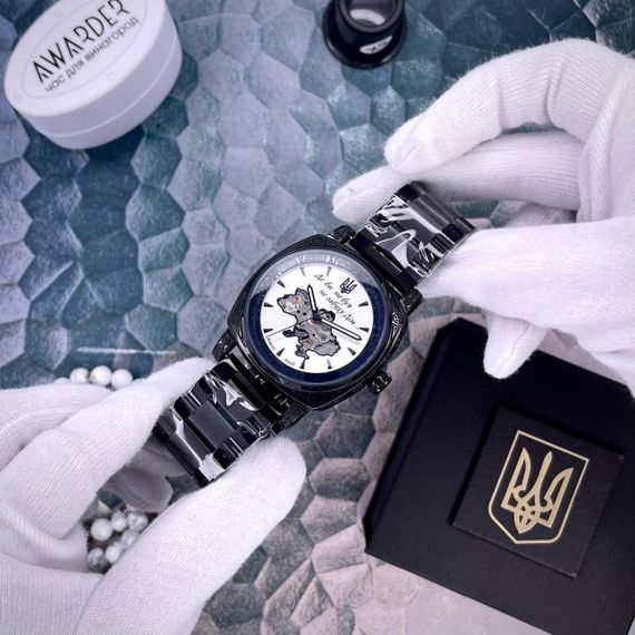 Чоловічий годинник Awarder 021-3D Де би не був Black-White Mesh | Зображення 5