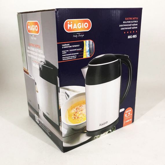Электронный чайник MAGIO MG-985 | Тихий электрический чайник | GN-188 Бесшумный чайник | Зображення 9