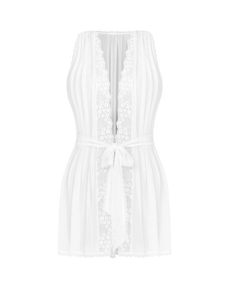 Пеньюар Obsessive Heavenlly peignoir Білий XS/S | Зображення 3