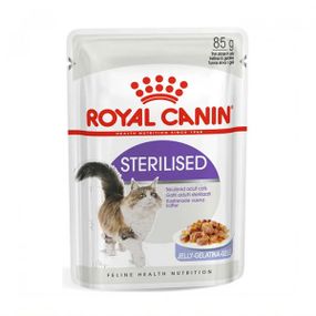 Royal Canin STERILISED IN JELLY 0.085 кг. Вологий корм для дорослих стерилізованих кішок від 12 місяців. 85 г
