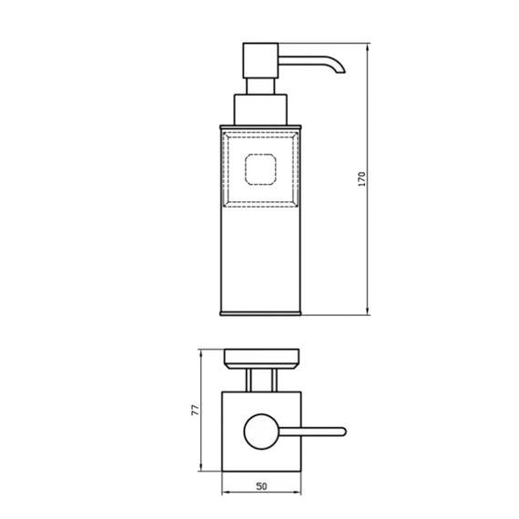 Диспенсер для рідкого мила TOPAZ TКВ 9932 | Зображення 1